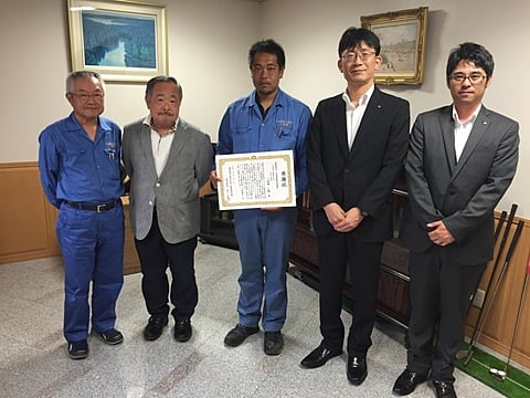 関西電力㈱神戸電力部様より監督者表彰を受賞しました