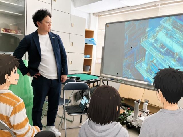 神戸大学ロボット研究会「六甲おろし」さんへ再度伺いました！🤖

こんにちは！AtomsWorldの佐野です。

昨日は、以前にも情報交流させていただいた神戸大学のロボット研究会「六甲おろし」さんへ、再びお邪魔してきました！

今回は、AtomsWorldグループのSpaceGrab取締役も同行させていただきました。

学生の皆さんが創り出す最先端のロボティクス技術を、実際の社会でどのように活かし、ビジネスとして実装していけるかという、一歩踏み込んだ視点でのお話も取締役からさせていただきました。

柔軟な発想力を持つ学生の皆さんと、SpaceGrabが持つ現場のノウハウが組み合わさることで、新しい価値を生み出せる可能性を実感し、大変有意義な時間となりました！🤝✨

また次回、皆さんとお会いできることを今からとても楽しみにしています。😊

※個人情報保護の観点から、生徒様のお顔はイラスト加工をしています。

企業情報はプロフィールURLより 👉 atomsworld.co.jp 弊社ZEB社屋の見学をご希望の方は是非コメント欄へご連絡ください！

#AtomsWorld #SpaceGrab #神戸大学 #ロボット研究会 #六甲おろし